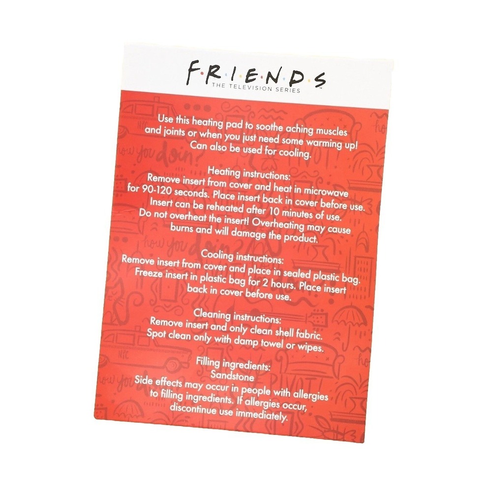 FRIENDS Sandstone Smelly Cat Plush Heating Pad Phoebe Friends TV Show New in Pkg - Picture 7 of 8